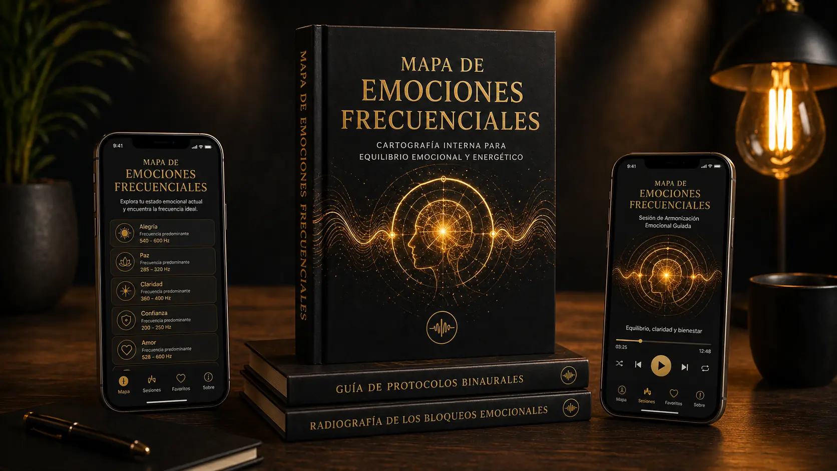 Mockup del bono Mapa de Emociones Frecuenciales