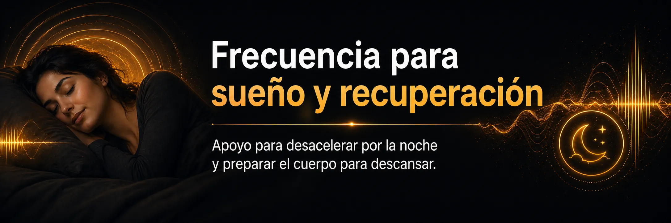 Franja visual de la frecuencia para sueño y recuperación