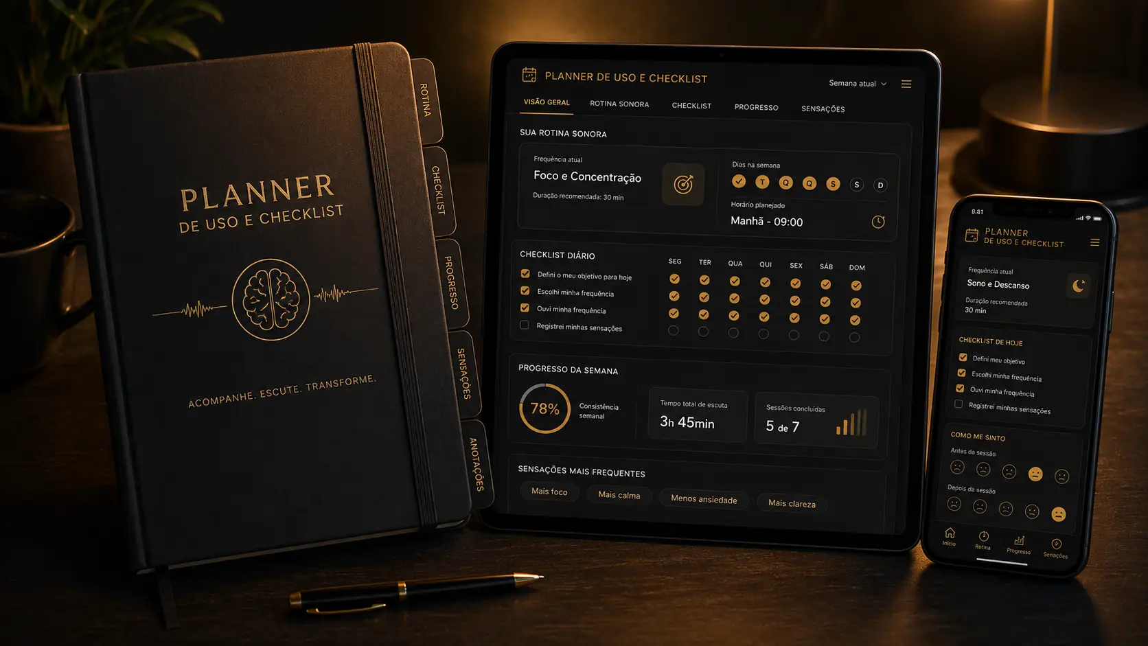 Mockup del Plan de Uso y Lista de Seguimiento